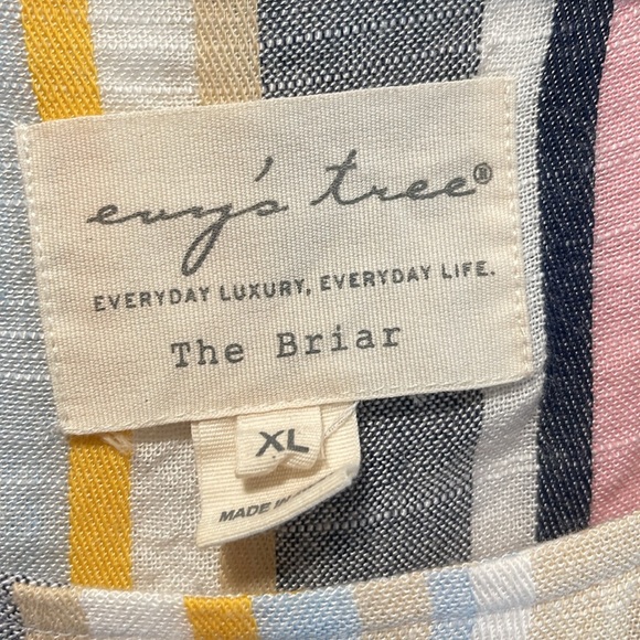 Striped short sleeve dress size XL. - Picture 2 of 5